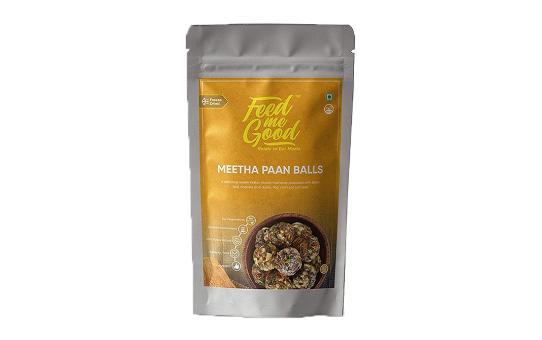Feed Me Good Meetha Paan Balls    Pack  90 grams